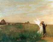 Hesiod Listening to the Inspiration of the Muse - 埃德蒙·弗朗索瓦·阿曼·杰